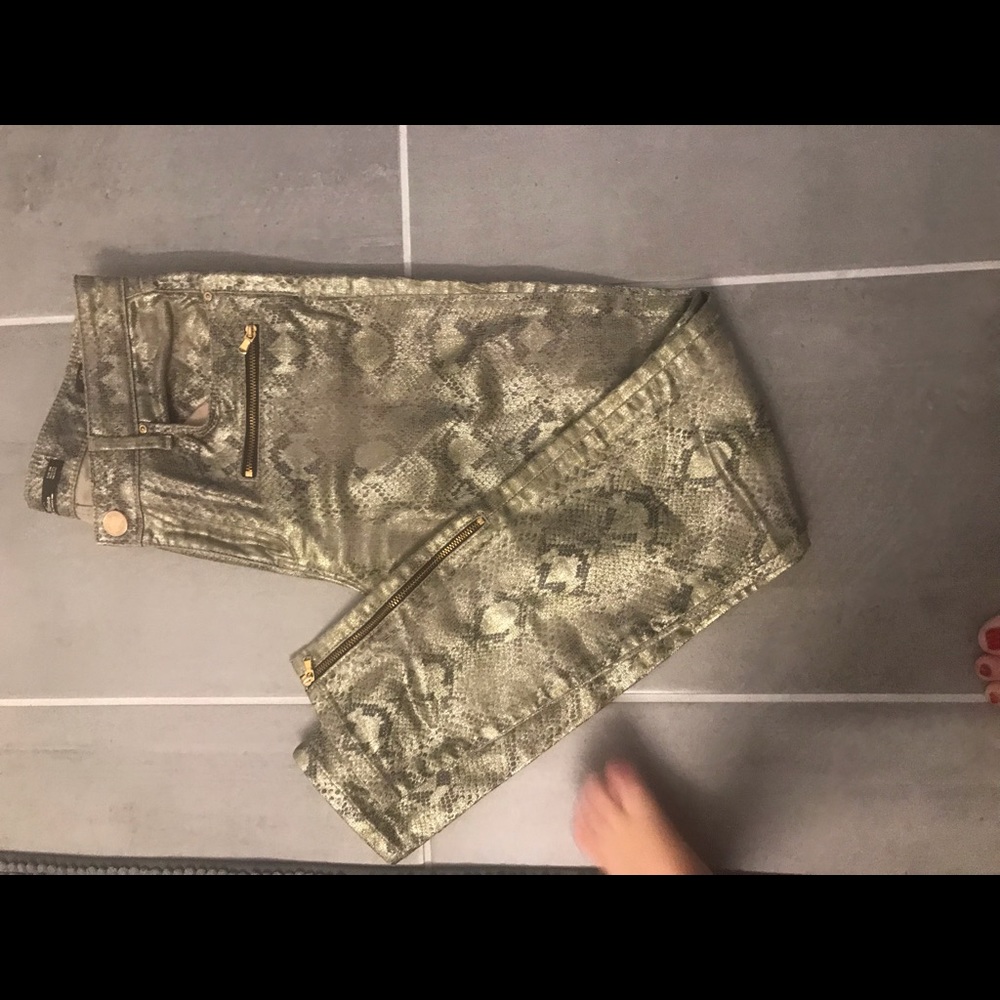 Zara Python print jeans - Picture 6 of 8